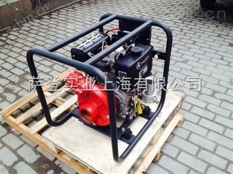 上海松江2寸柴油高压铁泵/萨登柴油水泵单缸立式四冲程风冷