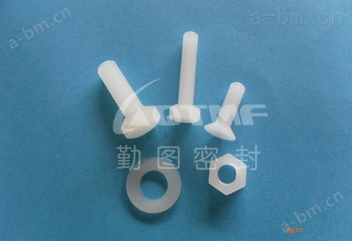 PVDF螺丝价格，聚偏氟乙烯螺丝厂家  上海勤图