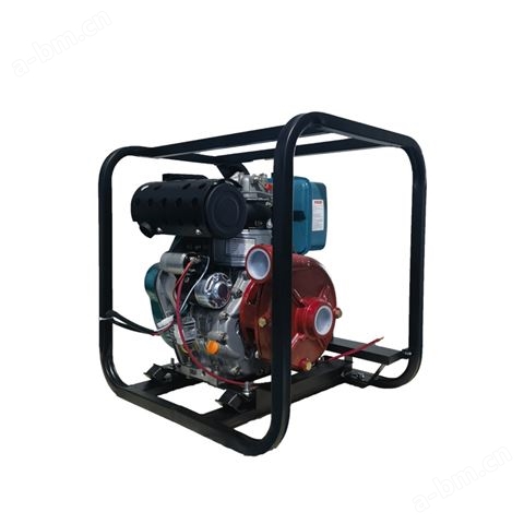 明申动力4寸手启动高压铸铁柴油水泵ECP40H